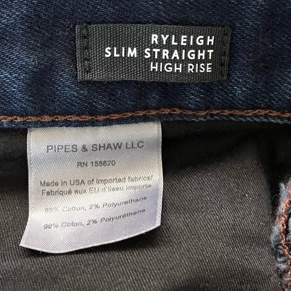 Veronica Beard Dark Blue Jeans - Picture 5 of 9